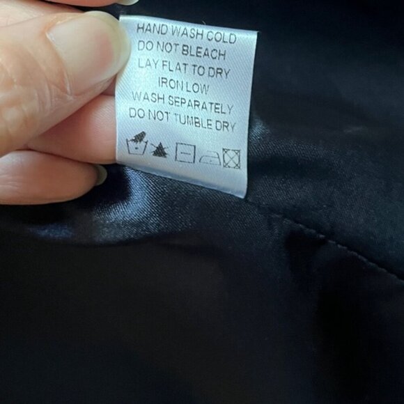 Superdown Madeline navy blue blazer dress Sz S - Picture 10 of 16